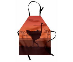 Sunset Silhouette Wild Bird Apron