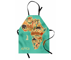 Savannah Map Tribal Apron