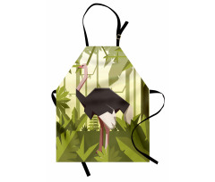 Jungle Animal Fractal Style Apron