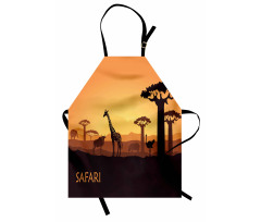 Exotic and Pastoral Sunset Apron