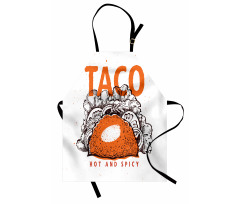 Hot and Spicy Tacos Apron