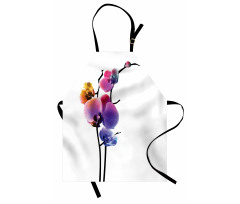 Vibrant Flowering Plant Apron