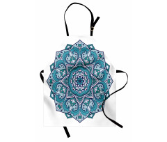 Curly Eastern Flower Apron