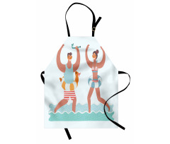 Beach Vibes with Swim Ring Apron