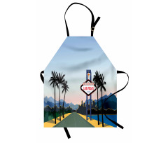 Nevada America in Cartoon Apron