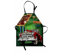 Retro Car Roulette Table Apron