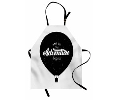 Hot Air Balloon with Phrase Apron