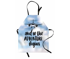 Hand Lettering Design Ink Art Apron