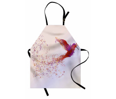 Abstract Hummingbird Apron