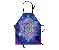 Hexagons and Stars Apron