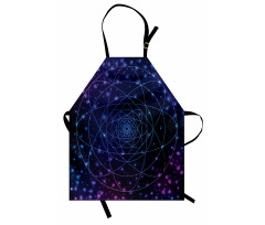 Outer Space Line Art Apron