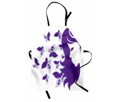 Butterflies and a Lady Apron