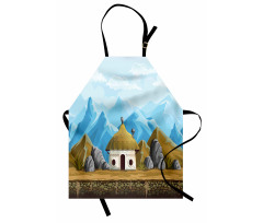 Hut in the Mountains Asia Apron