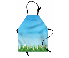 Blue Skies Blurred Background Apron