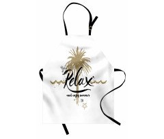 Tropical Enjoy Summer Text Apron