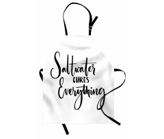 Saltwater Cures Everything Apron