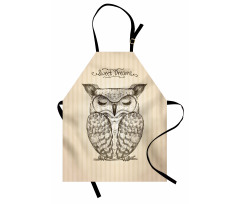 Sleeping Owl Dreams Apron