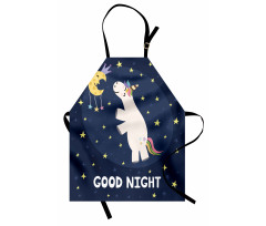 Unicorn with Rainbow Hair Apron