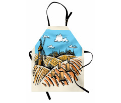 Windmillnd Hay Bales Apron