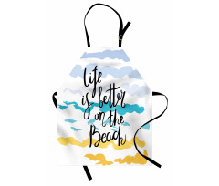 Watercolor Brushstroke Apron