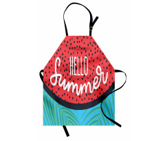 Watermelon Jungle Leaf Apron