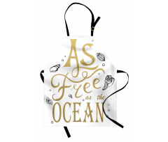 As Free As the Ocean Apron
