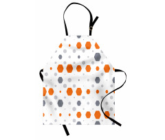 Abstract Hexagons Pattern Apron
