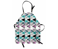 80s Memphis Zigzag Apron