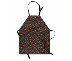 Abstract Flowers and Phoenix Apron