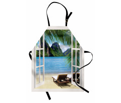 Palms and Ocean Summer Apron