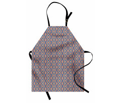 Vivid Ornament with Zig Zags Apron