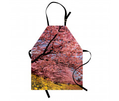 Spring Sakura Japanese Apron