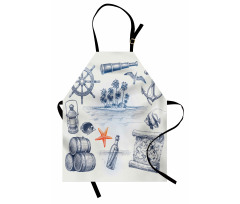 Adventure Tropical Island Apron