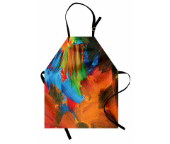 Watercolor Brush Strokes Apron