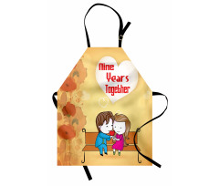 9 Years Together Apron