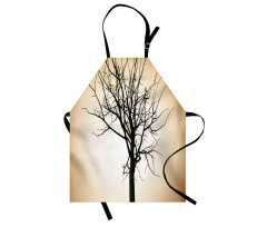 Barren Tree on Ombre Apron