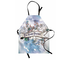 10 Years Floral Art Apron