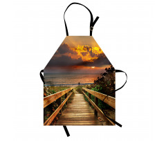 Wooden Pier Sunset Beach Apron