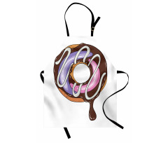 Doughnut American Food Theme Apron