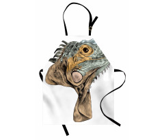 Animal Portrait Flappy Neck Apron