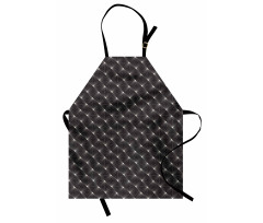 Thin Stripes Zig Zag Shapes Apron