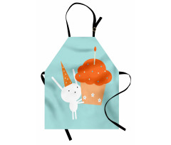 Birthday Bunny Giant Cupcake Apron