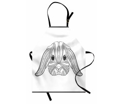 Boho Art Hare Apron