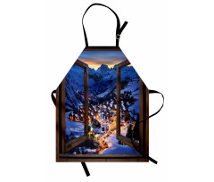 Winter Season Town Apron