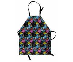 Sixties Colorful Cartoon Apron