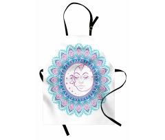 Colorful Mandala Sign Apron