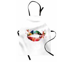 Butterfly and Music Note Apron