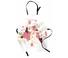 Japanese Garden Art Apron