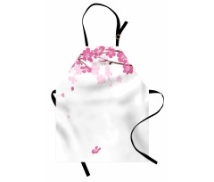 Falling Flower Motif Apron