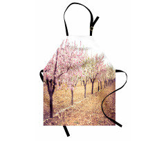 Pastel Idyllic Motif Apron